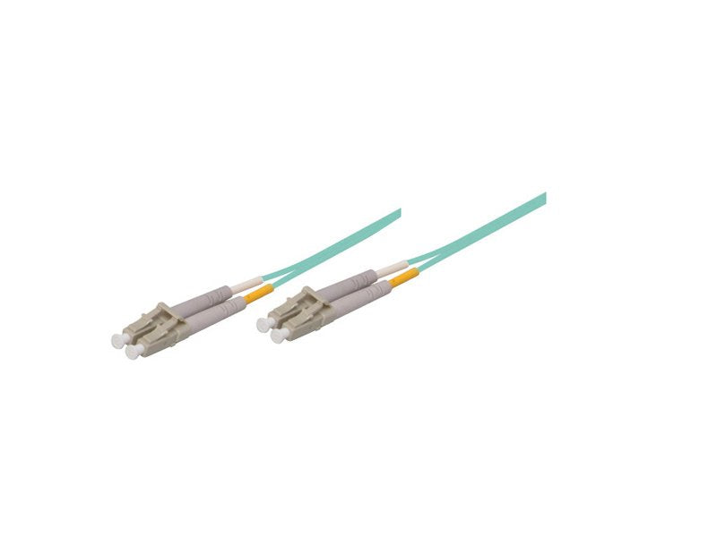 Cable De Red Lwl Duplex Om3 (Multimode, 50 125) Lc Lc, Lszh, Austauschbare Polarität, 0,5m, Good Connections®