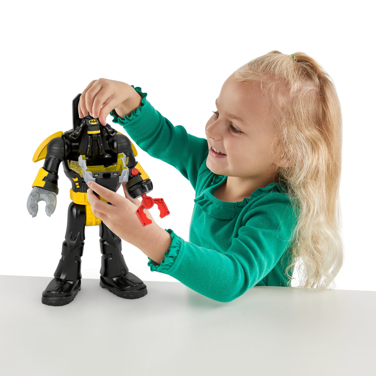 Fisher-Price Imaginext Dc Super Friends Batman Insider & Exo Traje, Personaje Hyg31