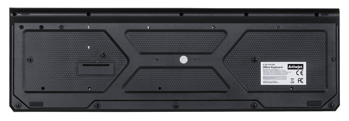 Teclado (Ingles) Inalámbrico Activejet Usb K-3911w