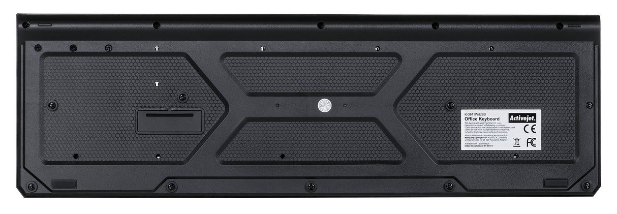 EAN 5901443120131 - Activejet K-3911W teclado Universal RF inalámbrico QWERTY Internacional de EE.UU. Negro imagen 3