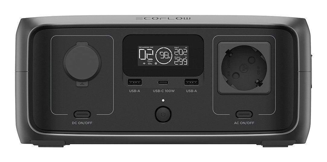 Ecoflow River 3, Estación De Alimentación Portátil Negro/Gris, 245wh, X-Boost 600w, Lfp-Acku Efriver3-Eu-Cbox