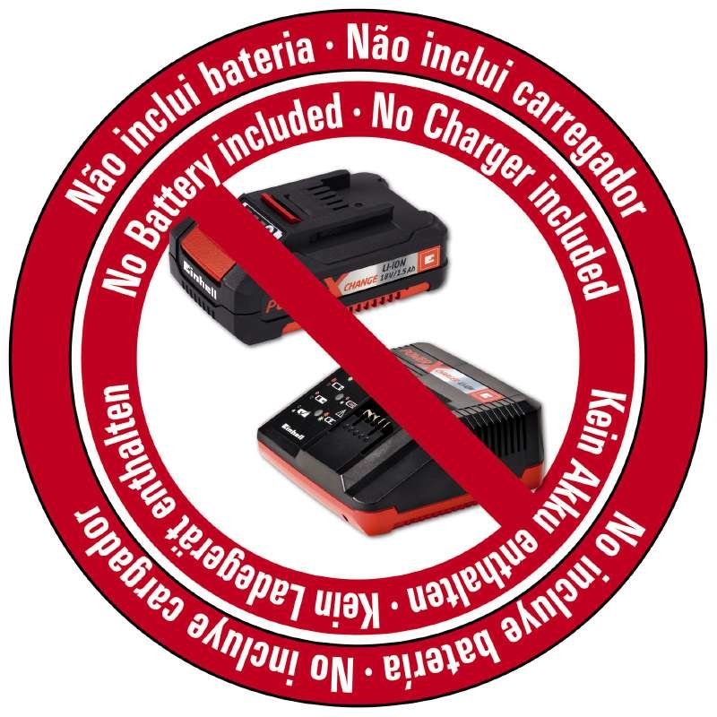 EAN 4006825610246 - Einhell GE-CL 18 Li E - Solo aspiradora de hojas 210 kmh Negro, Rojo imagen 4