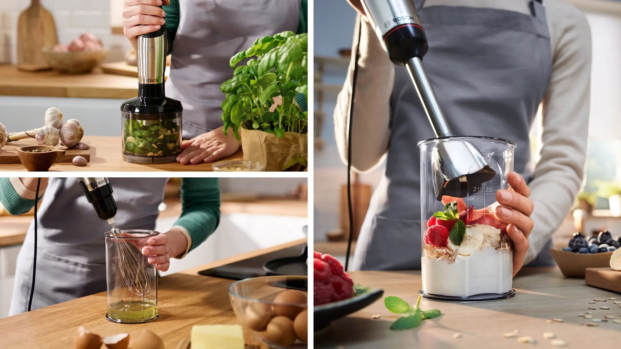 Bosch Serie 6 Msm6m621 Licuadora 0,5 L Batidora De Inmersión 1000 W Negro, Acero Inoxidable