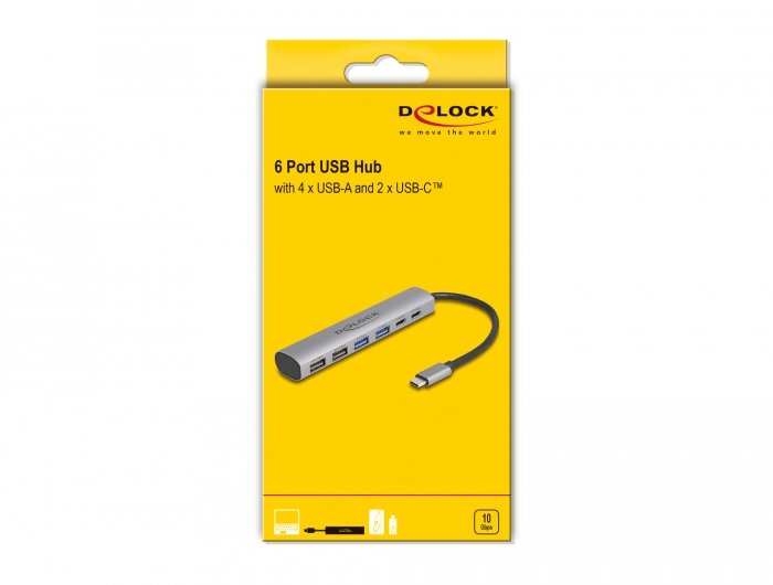 EAN 4043619642328 - DeLOCK 64232 base para portátil y replicador de puertos Alámbrico USB 3.2 Gen 1 (3.1 Gen 1) Type-A + Type imagen 3