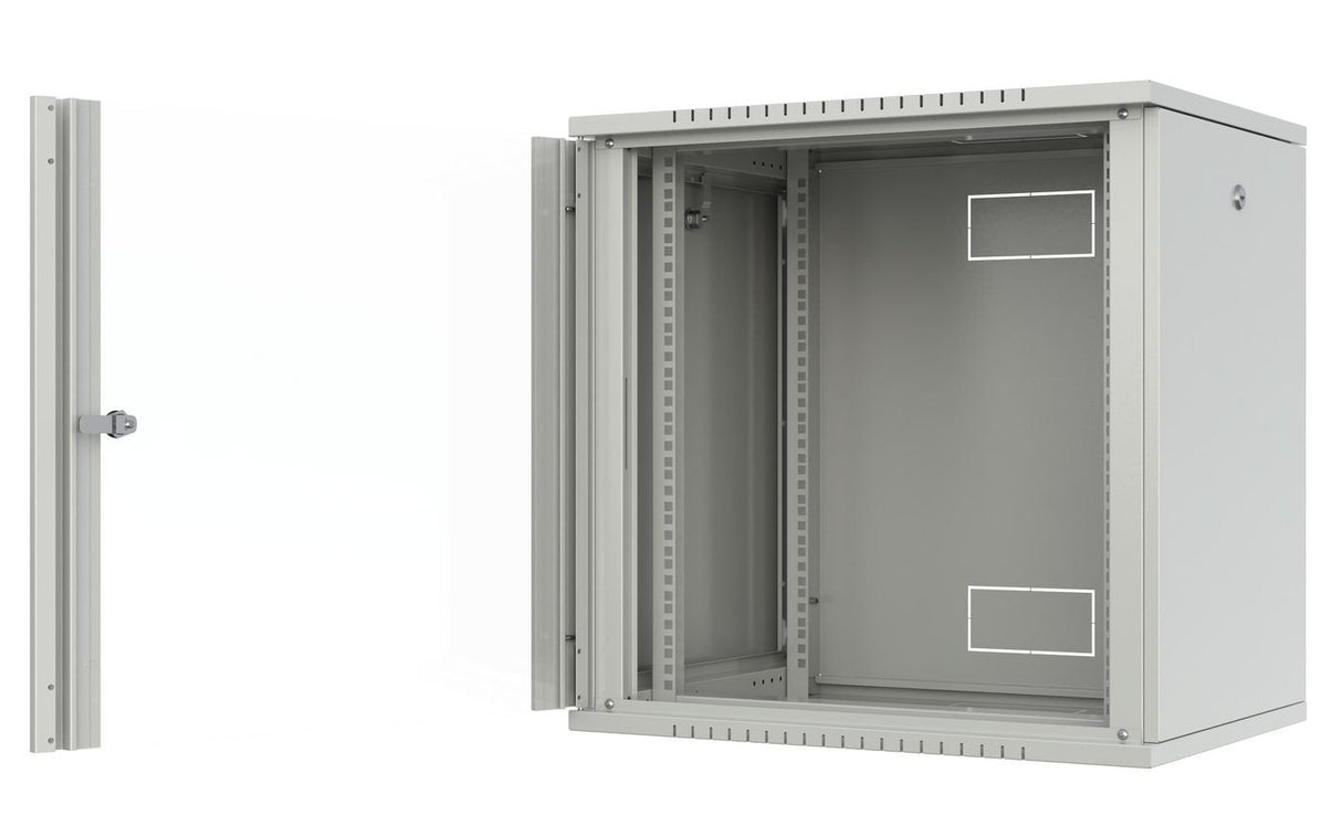 Quick Assembly Flat Pack 19" 12u Rack Wall Mount W:600 X