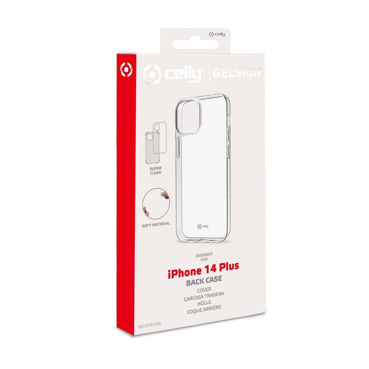 EAN 8021735196686 - Celly Gelskin funda para teléfono móvil 17 cm (6.7") Transparente imagen 4