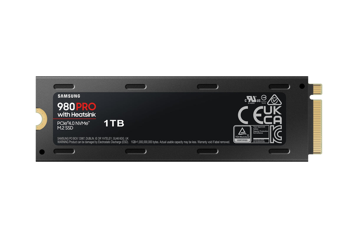 Disco Ssd Samsung 980 Pro 1tb M.2 2280 Pcie 4.0 Con Disipador De Calor Compatible Con Ps5 Y Pc