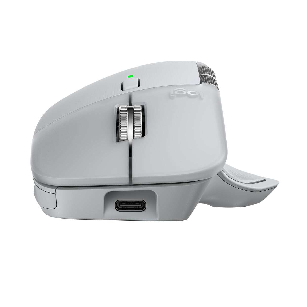 Logitech Ratón 910-007563 / Mx Mamer 4 Claro Gris