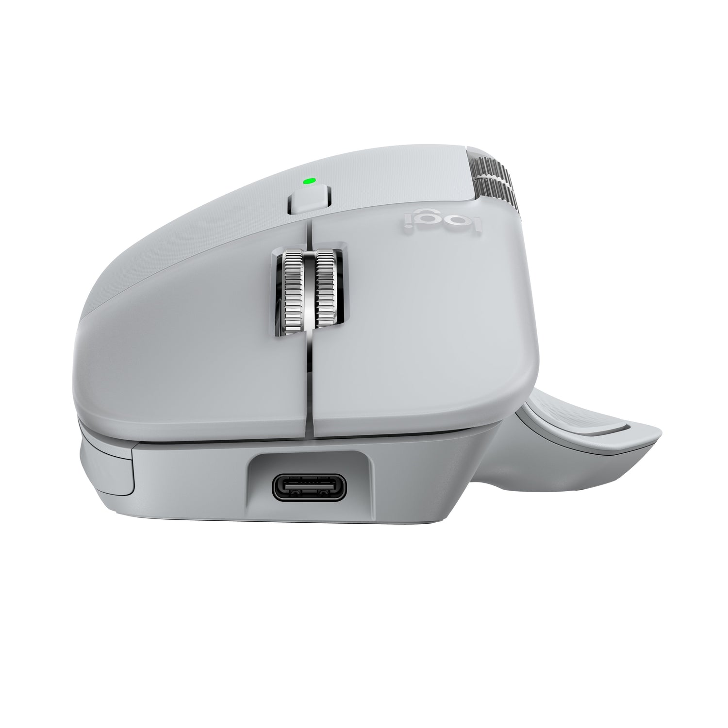 Logitech Ratón 910-007563 / Mx Mamer 4 Claro Gris