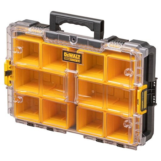 Caja De Herramientas Dewalt Toughsystem 2.0 Ds100 Organizador Amarillo/Negro Dwst83394-1