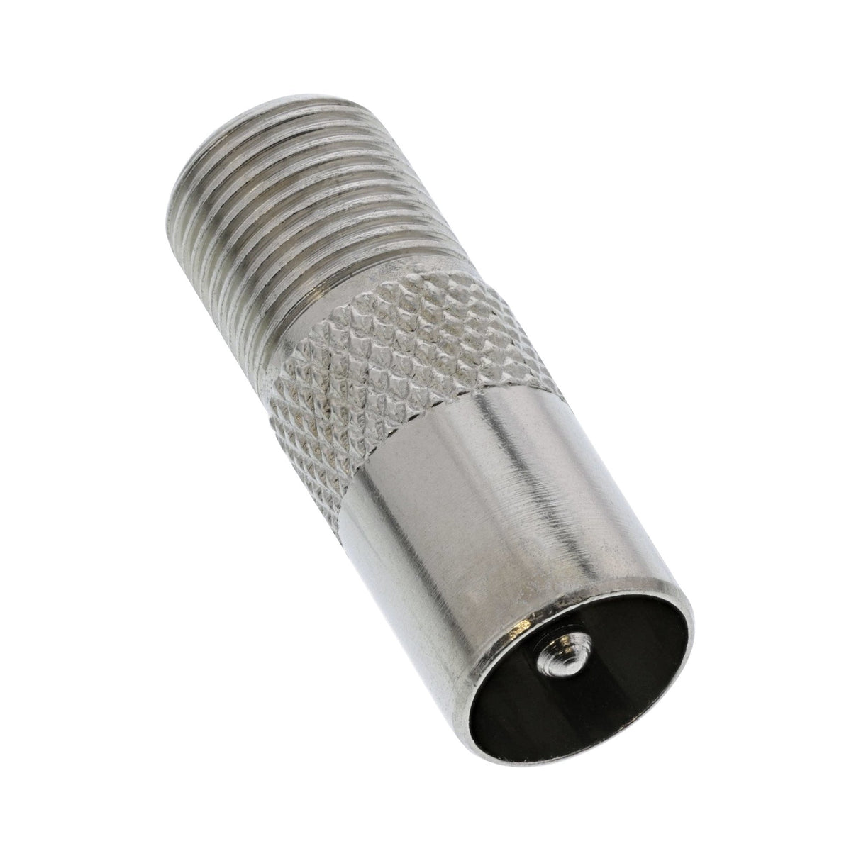 Adaptador Coaxial Inline Antena Iec Macho A F-Plug Hembra