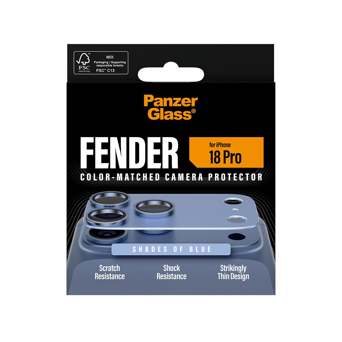 Panzerglass Fender Ip 18 Pro Shades Of Blue Kameraschutz