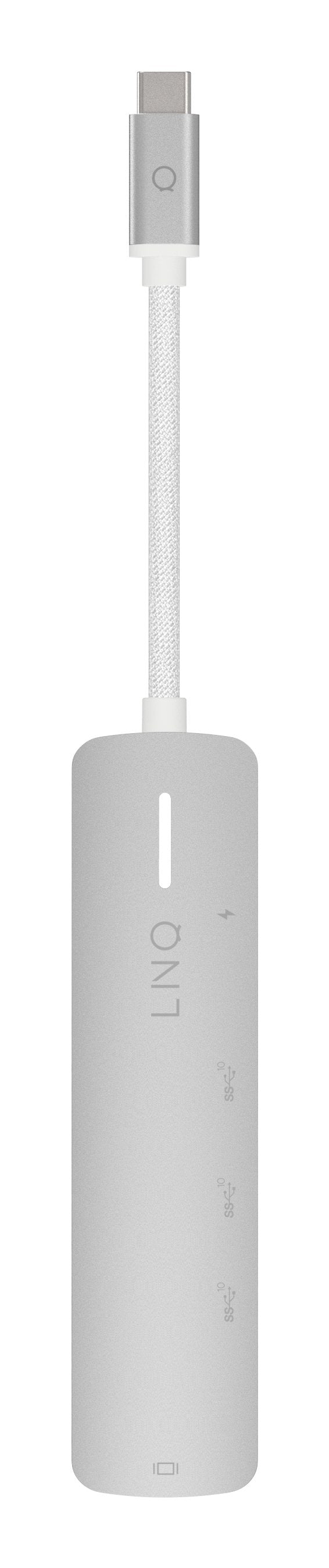 EAN 8720574622706 - LINQ LQ49051 base para portátil y replicador de puertos Alámbrico USB 3.2 Gen 2 (3.1 Gen 2) Type-C Gris, imagen 6
