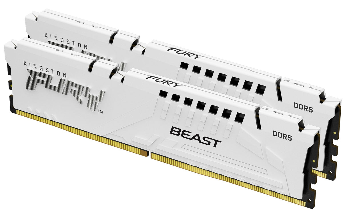 Memoria Kingston Fury Beast White 64gb 2x32gb 5600mhz Ddr5 Cl40 Dimm