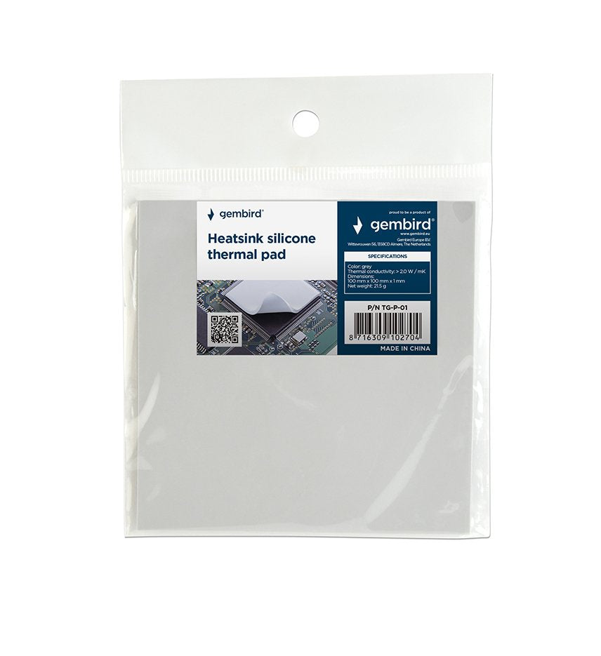 EAN 8716309102704 - Gembird TG-P-01 compuesto disipador de calor Parche térmico 2 W/m·K 23 g imagen 2
