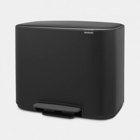 EAN 8710755121227 - Brabantia 121227 cubo de basura Rectangular Negro imagen 6