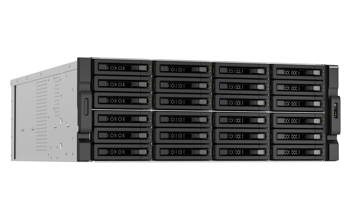 EAN 4711103082256 - QNAP TS-H3087XU-RP NAS Bastidor (4U) Intel Xeon E E-2378 64 GB DDR4 0 TB QuTS hero Negro, Blanco imagen 3