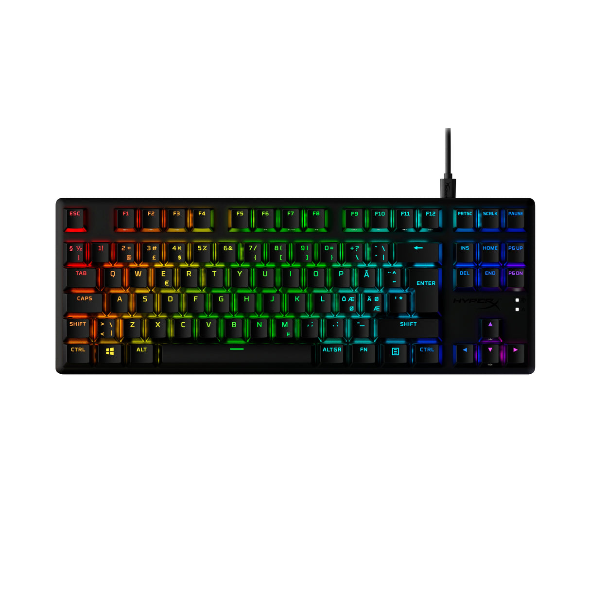 EAN 0196337969827 - HyperX Alloy Origins Core PBT HX Aqua Gaming Keyboard teclado Juego USB Negro imagen 1