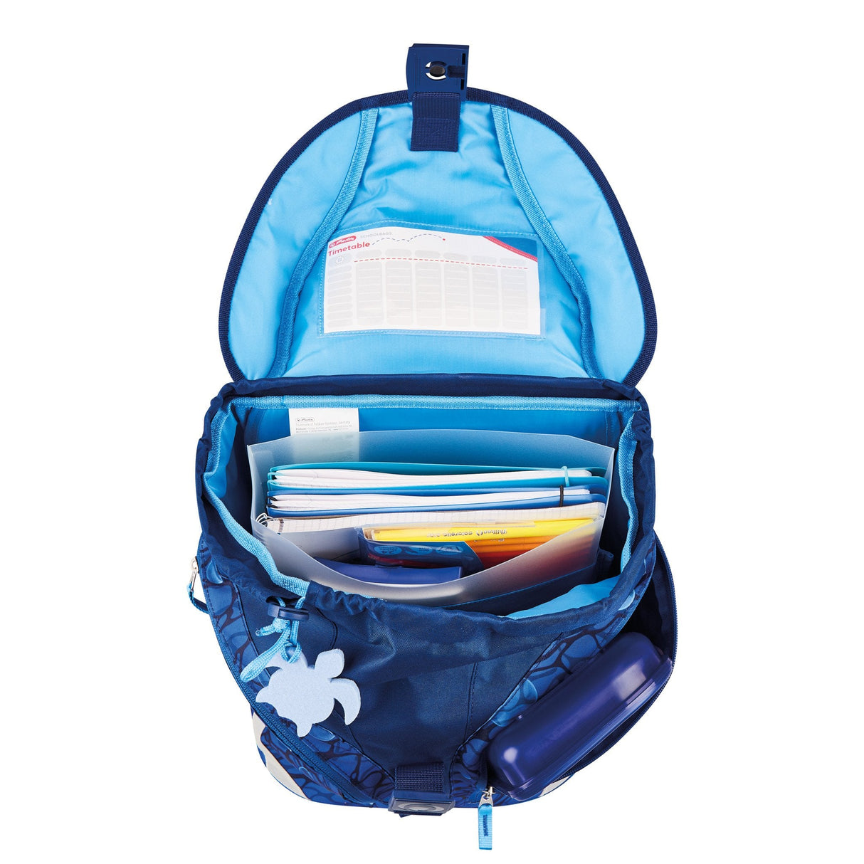 EAN 4008110344546 - Herlitz SoftLight Plus GreenLine Deep Sea juego de mochila escolar Niño Poliéster Azul imagen 8