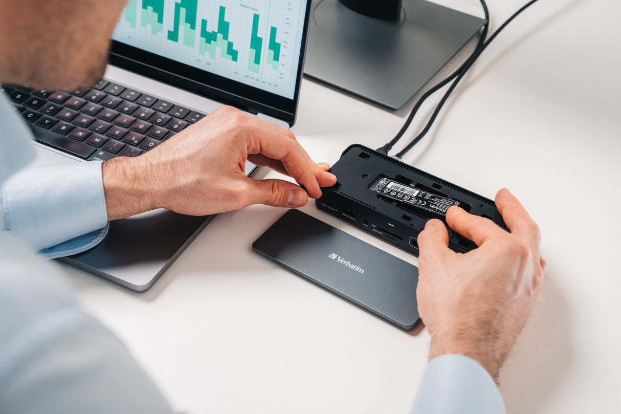 EAN 0023942321743 - Verbatim CDS-15SSD Alámbrico USB 3.2 Gen 1 (3.1 Gen 1) Type-C Negro, Gris imagen 11