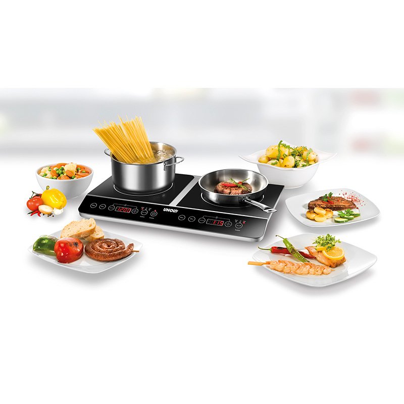 Unold Double Elégance Placa De Inducción 2 Zonas 3500w