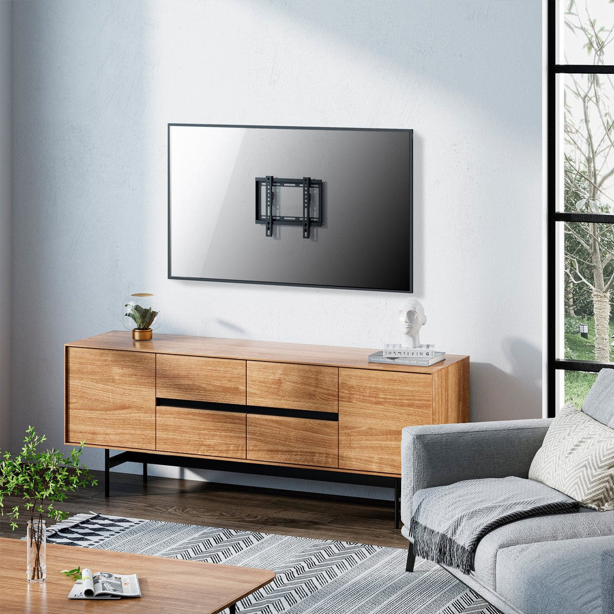 Aisens Soporte Eco Ultra Delgado Para Monitor / Tv 35kg De 23-42 - Negro