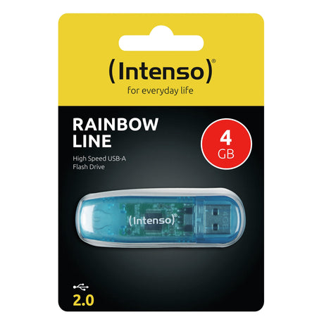 EAN 4034303008513 - Intenso Rainbow Line unidad flash USB 4 GB USB tipo A 2.0 Azul imagen 3