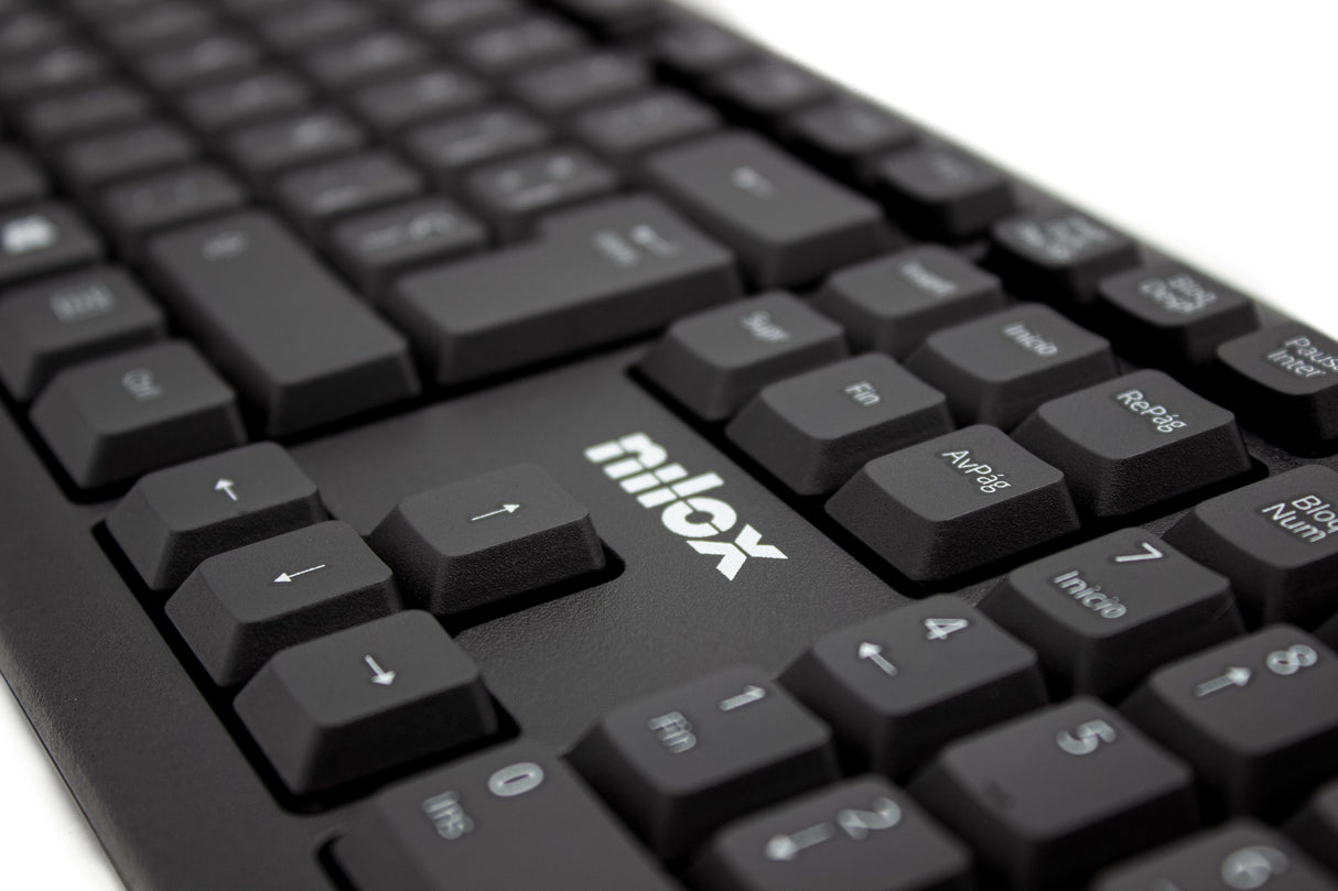 EAN 8436556146145 - Nilox NXKBE000002 teclado Universal QWERTY Español Negro imagen 6