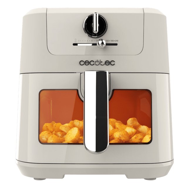 Cecotec Antique 5000 Window 5 L Independiente 1500 W Freidora De Aire Caliente Blanco