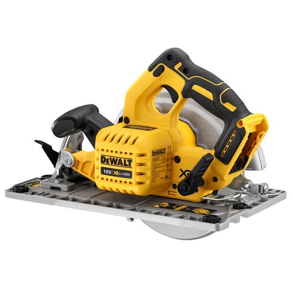 Sierra Circular Inalámbrica Dewalt Dcs570n-Xj, 18 V, Sin Batería Ni Cargador, Amarilla, Negra