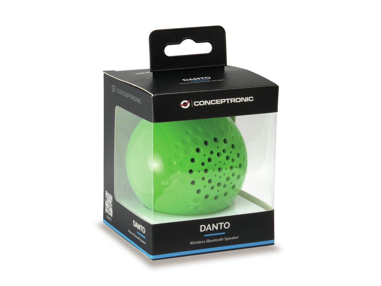 Altavoz Bluetooth Conceptronic Danto Bola De Navidad Tws Color Verde