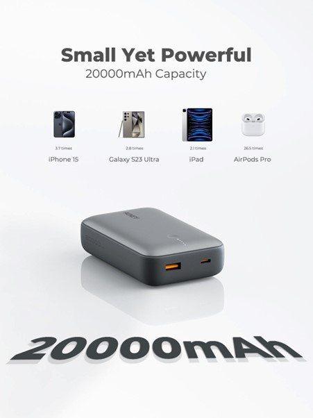 EAN 0689323788330 - AUKEY PB-Y57 batería externa Litio 20000 mAh Gris imagen 3