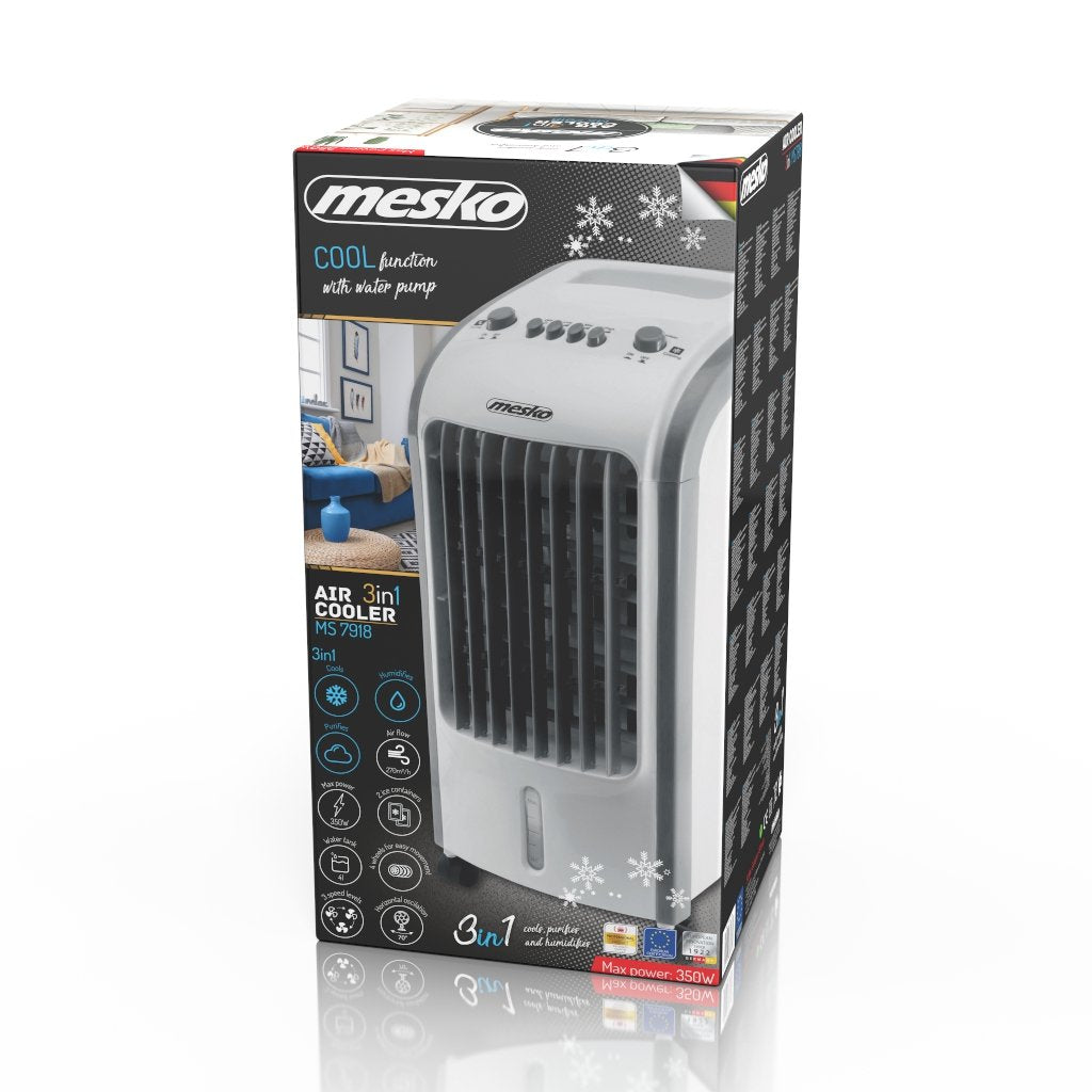 EAN 5902934839372 - Adler MS 7918 aire acondicionado portátil 60 dB Gris, Blanco imagen 10
