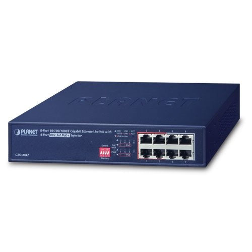 Planet Gsd-804p 8port With 4-Port Poe