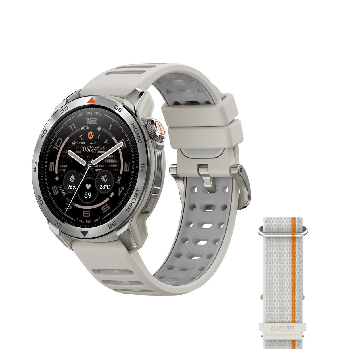 EAN 6976367680893 - MIBRO ORAW1024B Relojes inteligentes y deportivos 3,63 cm (1.43") 48 mm Digital 466 x 466 Pixeles Pantall imagen 1