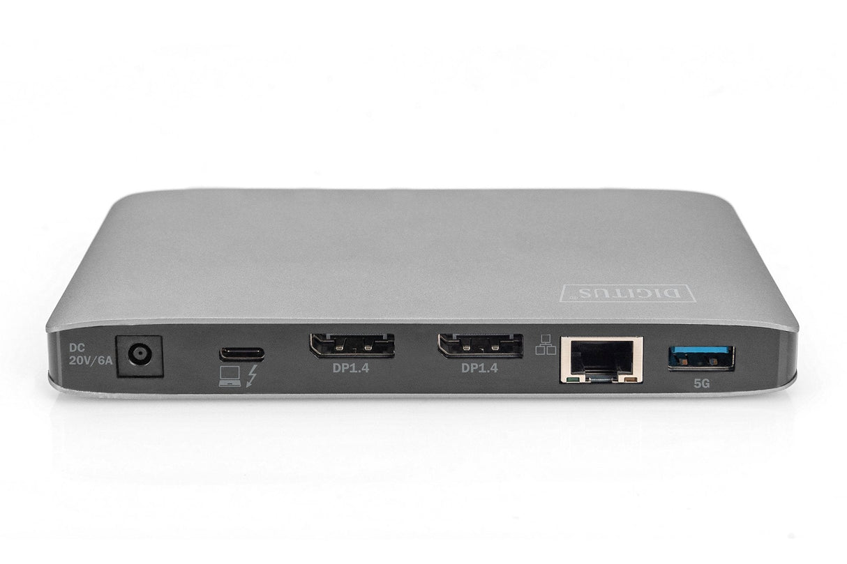 Digitus Thunderbolt 3 Dockingstation 7-Port/Video/Usb3.0/Usb-C/Rj45/Audio