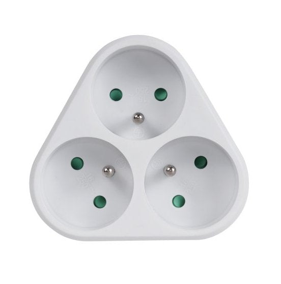 Gniazdko Pradowe X3 Z Uziemieniem Mce214