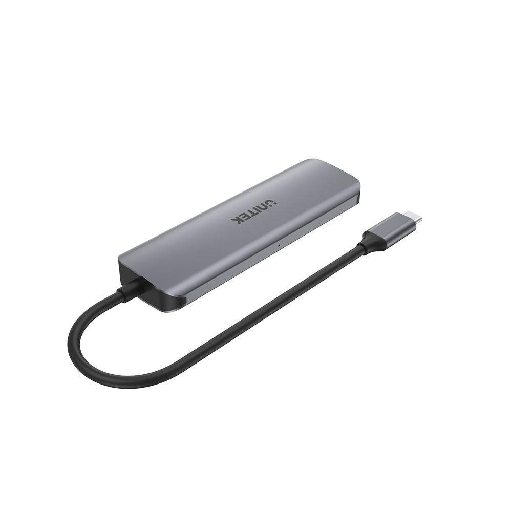 EAN 4894160042798 - UNITEK P5+ USB 3.2 Gen 1 (3.1 Gen 1) Type-A 5000 Mbit/s Gris imagen 2
