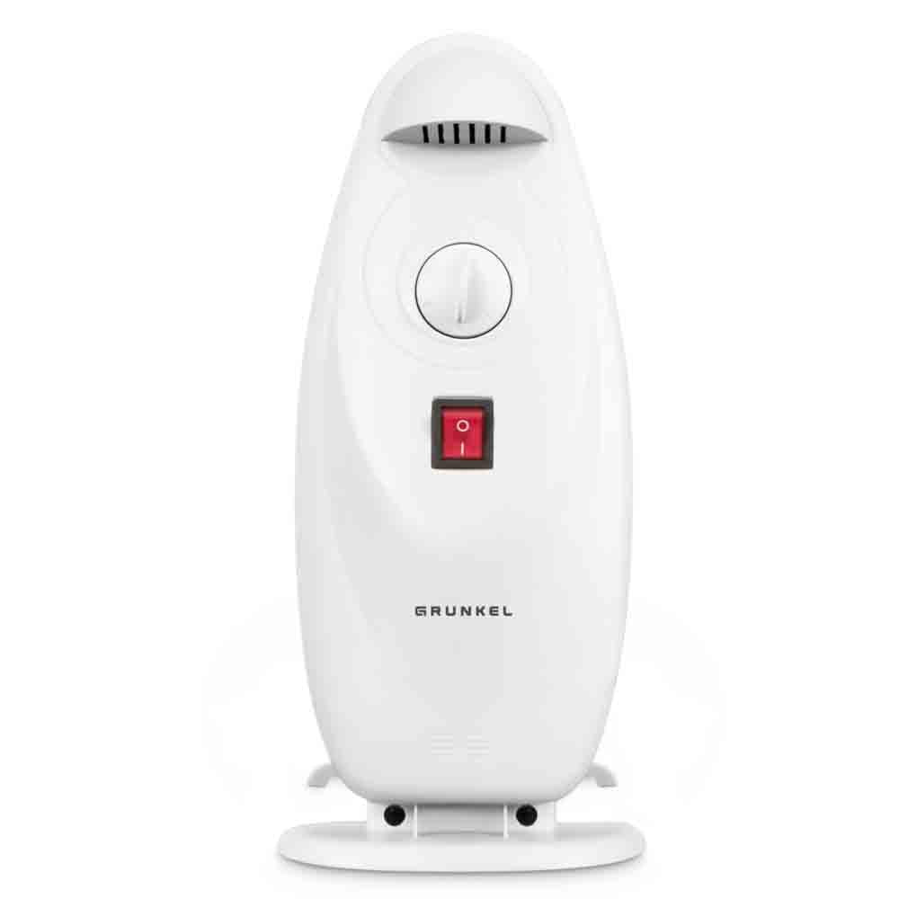 Radiador De Aceite Eléctrico Mini Grunkel 800w Blanco Racp-80d