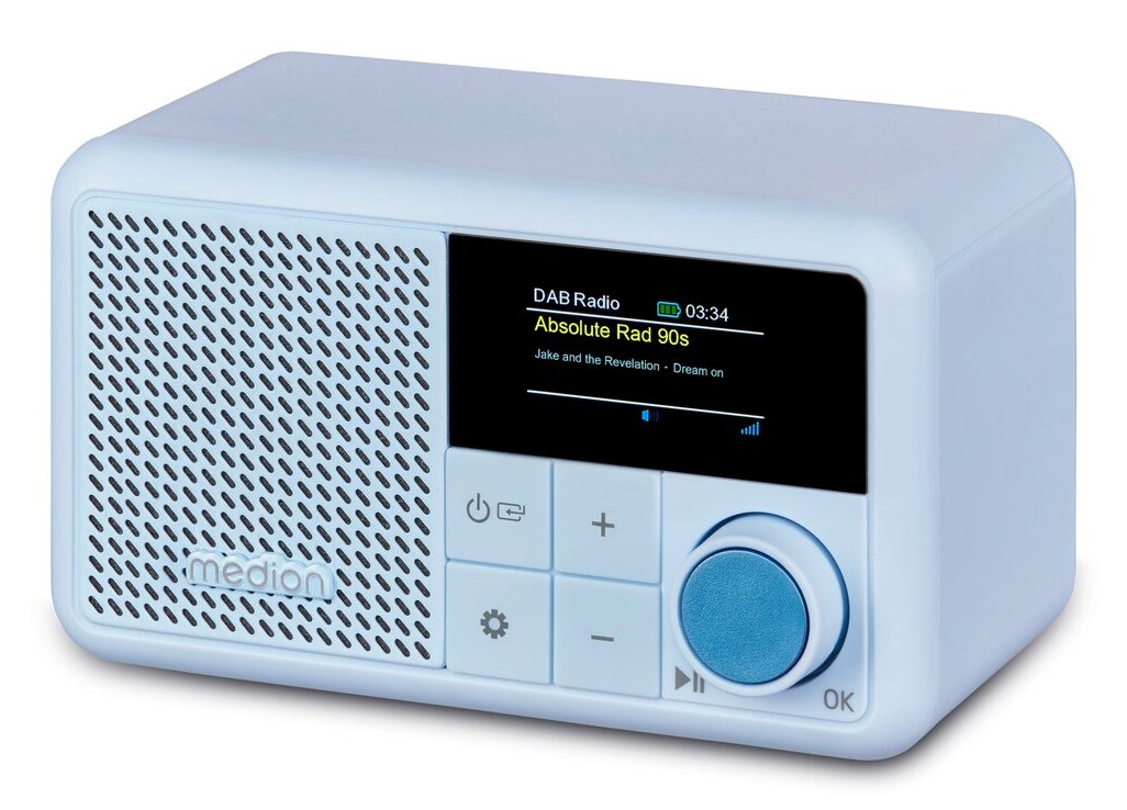 Medion Life® S66822 Tragbares Dab+ Radio Blau