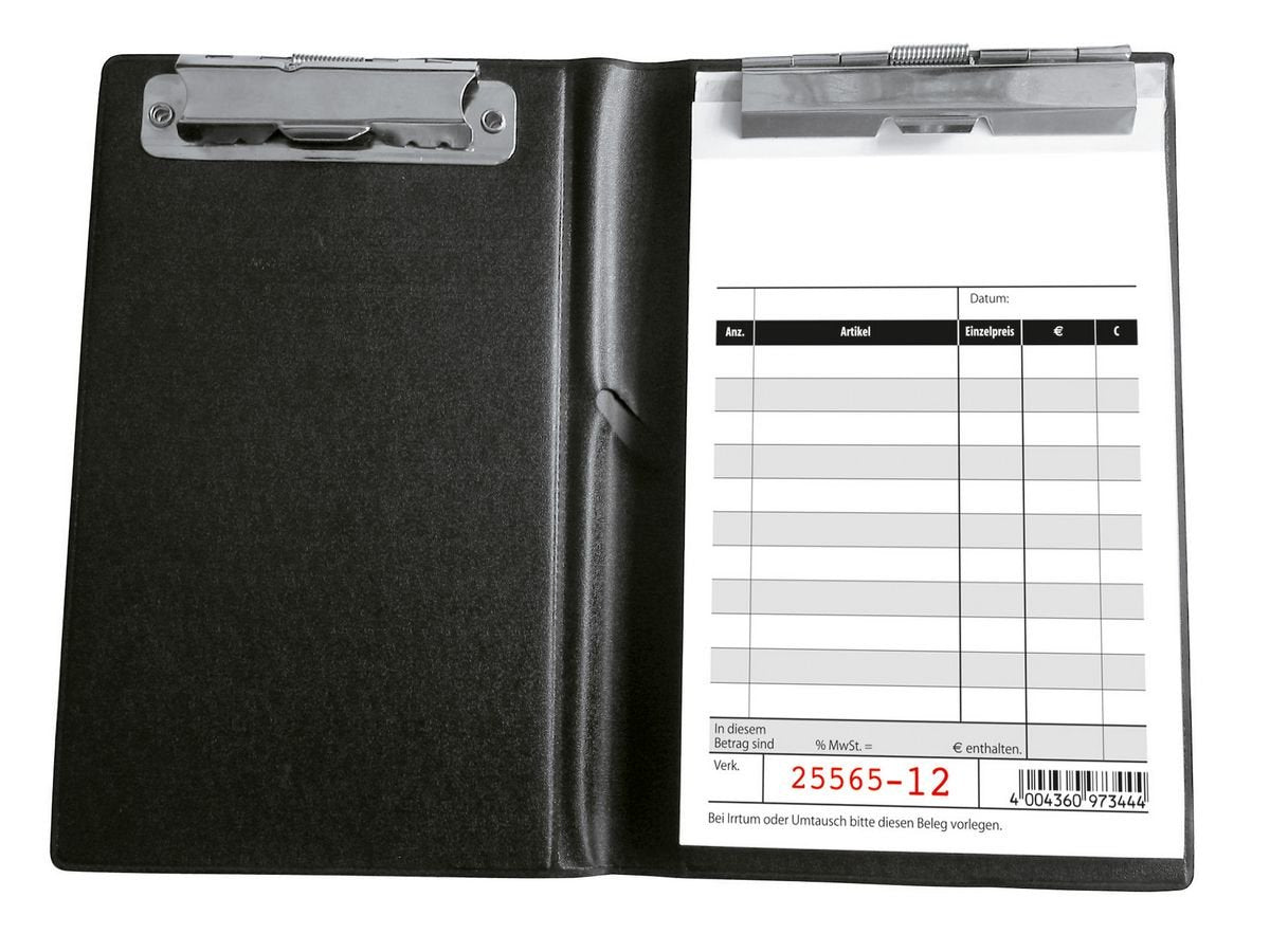Sigel Klemmbrettmappe A6 Negro