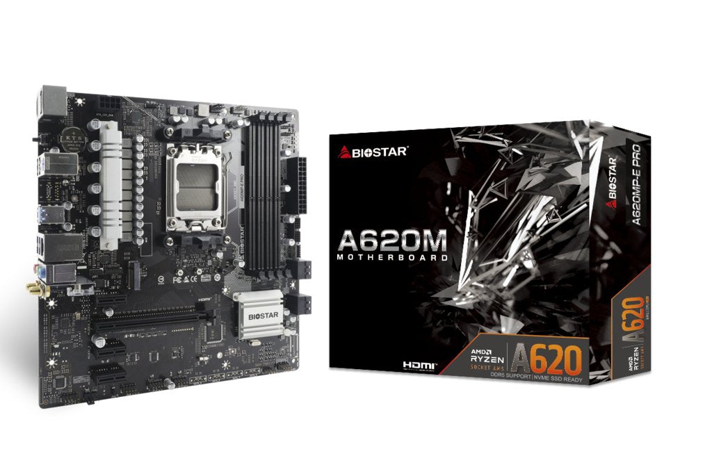 EAN 4712960687417 - Biostar A620MP-E PRO placa base AMD A620 Zócalo AM5 micro ATX imagen 1