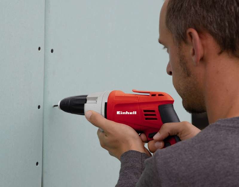 Atornillador Para Paneles De Yeso Einhell Th-Dy 500 E (Rojo/Negro, 500 Vatios) 4259905