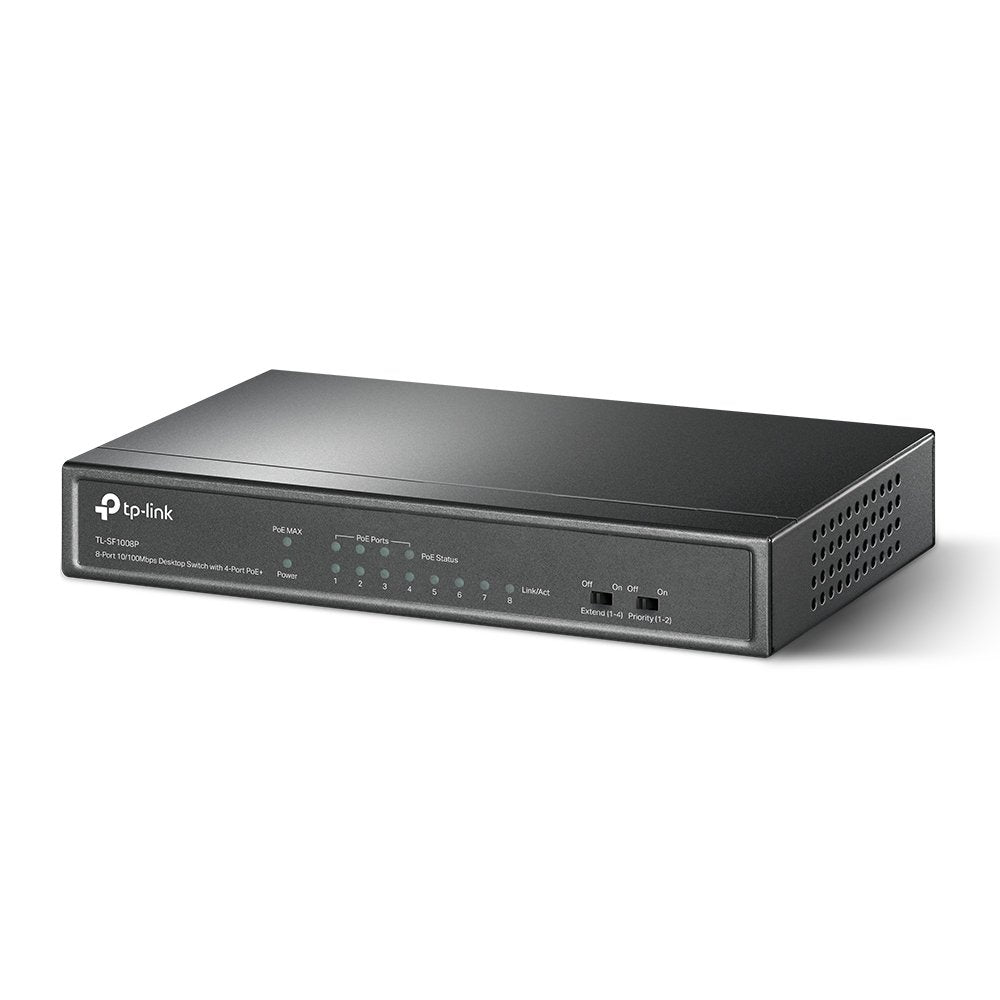 EAN 6935364021665 - TP-Link TL-SF1008P No administrado Fast Ethernet (10/100) Energía sobre Ethernet (PoE) Negro imagen 2