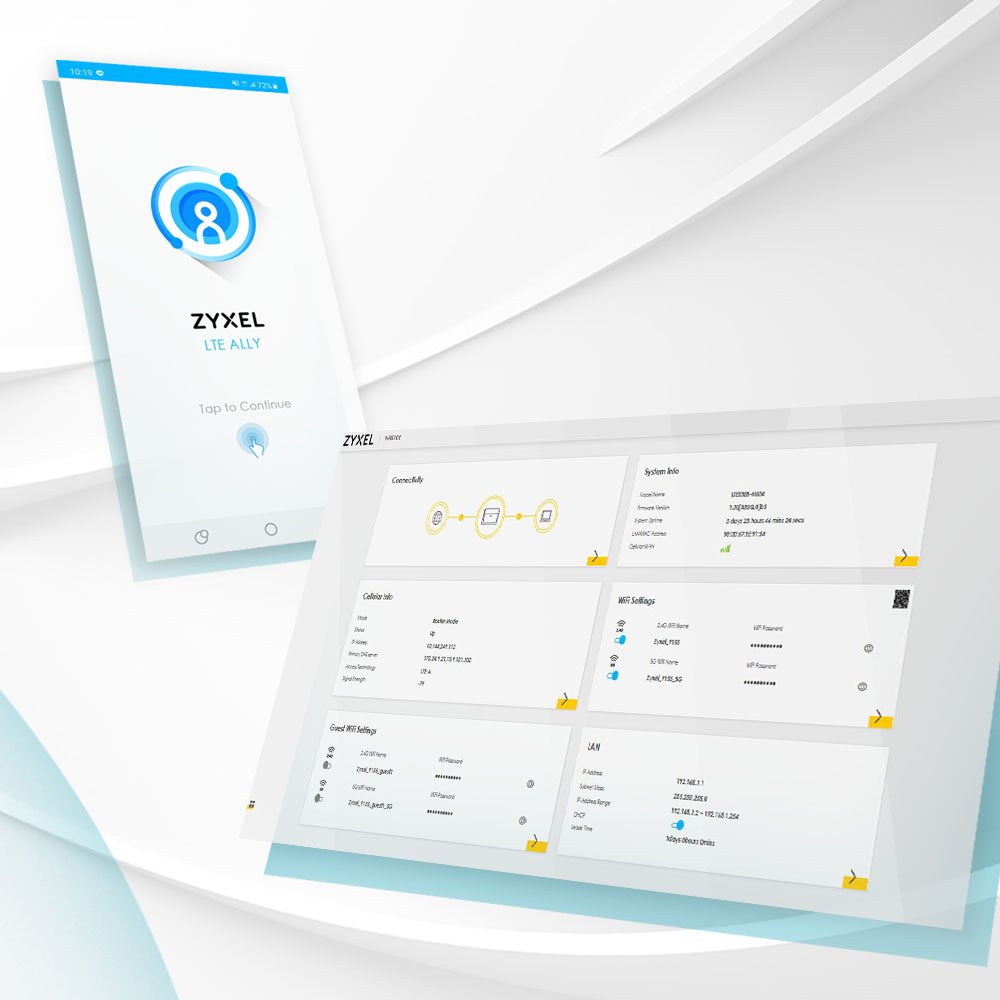 Router Zyxel Nr5101, Nebulaflex 5g, Cat20 Dl Fino A 2gbps, 2 Porte Lan Gigabit, Wifi 6