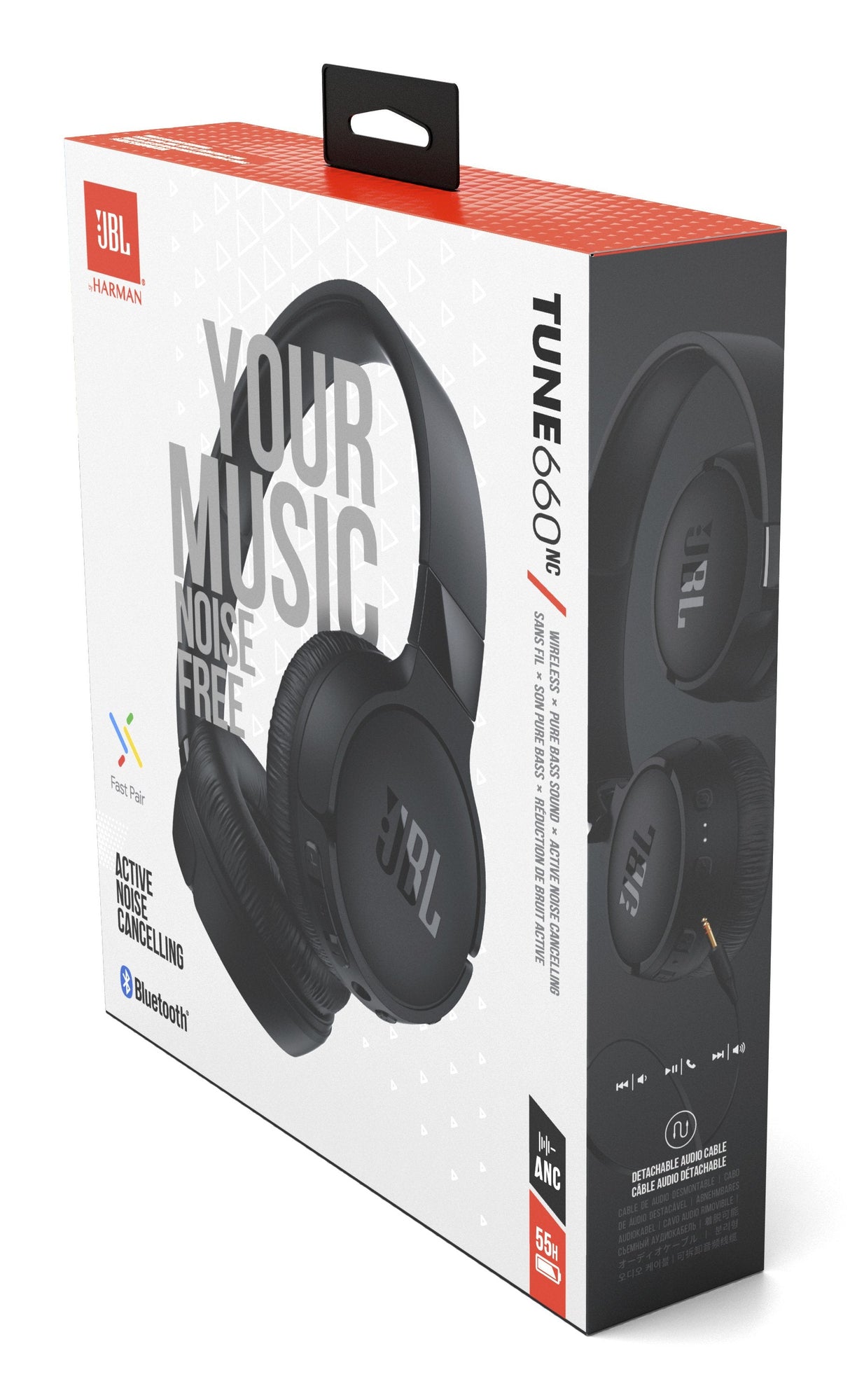 Jbl Tune 660nc Black / Auriculares Onear Inalámbricos