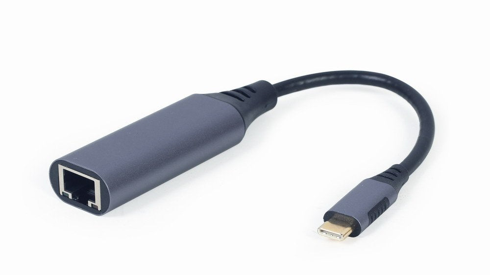 EAN 8716309121385 - Gembird A-USB3C-LAN-01 base para portátil y replicador de puertos USB 3.2 Gen 1 (3.1 Gen 1) Type-C Negro, imagen 1