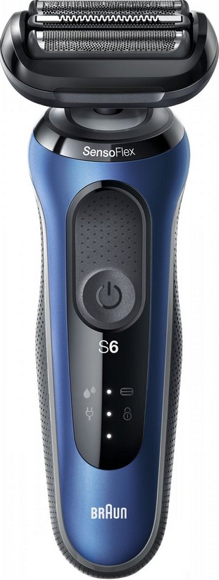 Braun Series 6 61-B1200s Máquina De Afeitar De Láminas Recortadora Negro, Azul