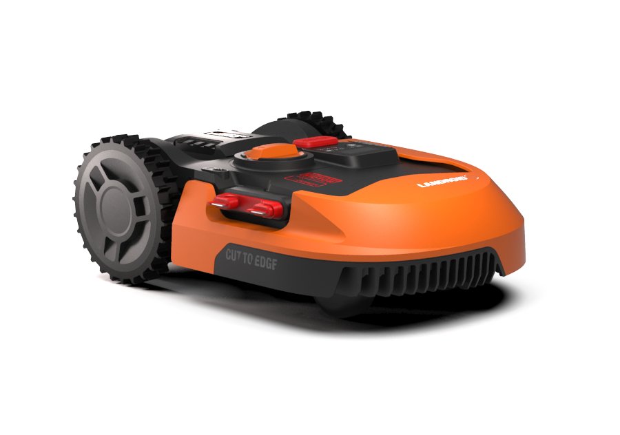 Worx Wr155e, Robot Cortacésped, 22 Cm, 3 Cm, 6 Cm, 62 Db, Negro, Naranja
