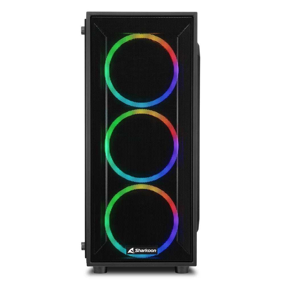 Caja Pc Sharkoon Tg4m Atx 2xusb3.0 Rgb Sin Fuente